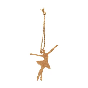 Gold Ballerina Ornament
