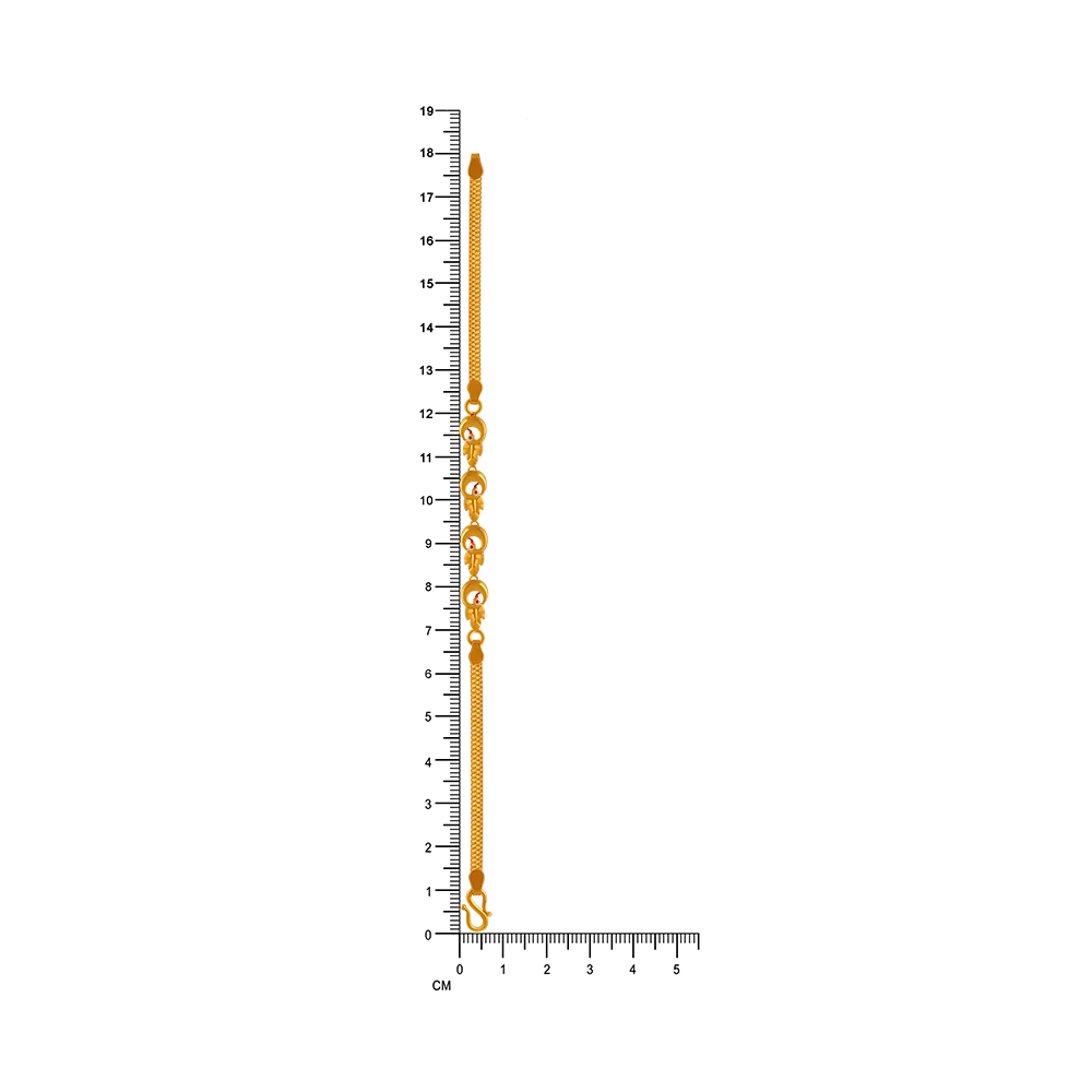 Gold Bracelet Design With Intricate Craftsmanship
