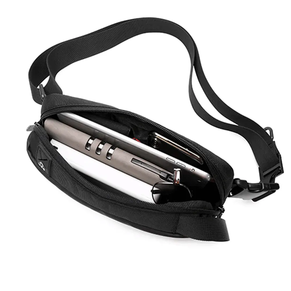 Golden Wolf GXB00131 Crossbody Bag - Black