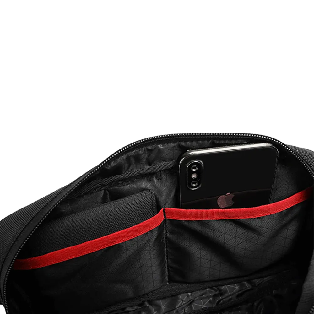 Golden Wolf GXB00131 Crossbody Bag - Black