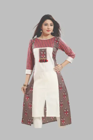 Gorgeous Cotton Kurti for Women Calf Length