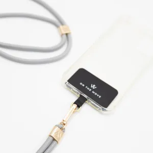 Graceful Grey Phone Lanyard (Includes Insert)