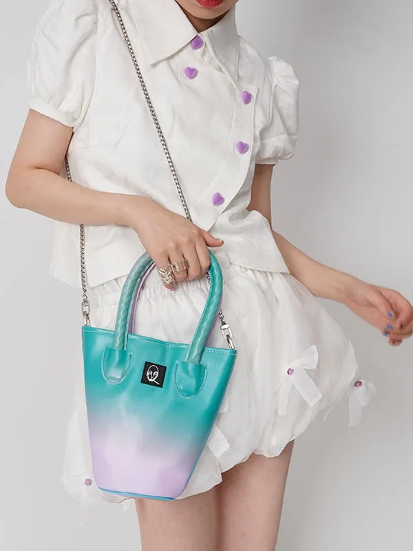 Graffiti Niche Shoulder Bucket Bag