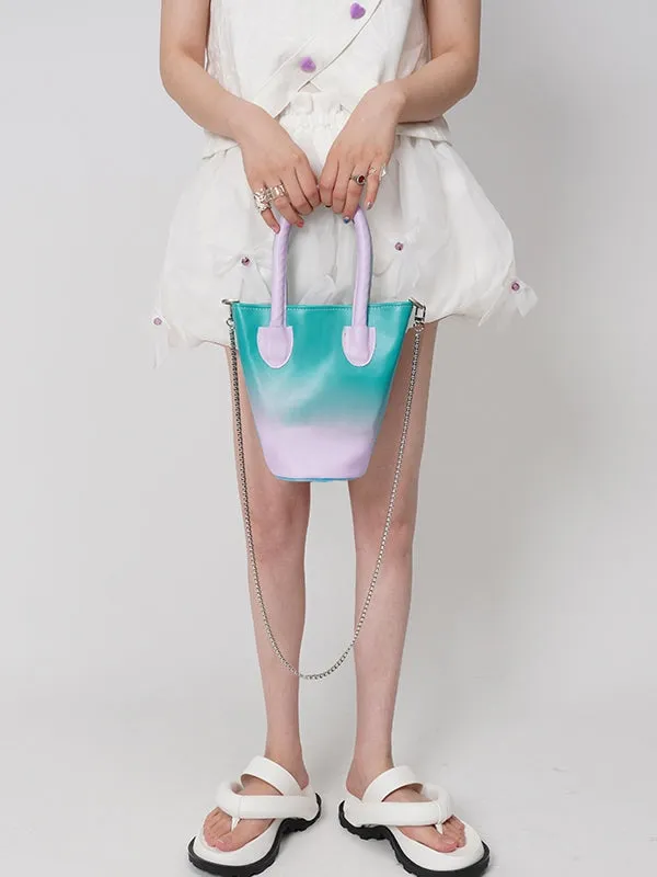 Graffiti Niche Shoulder Bucket Bag