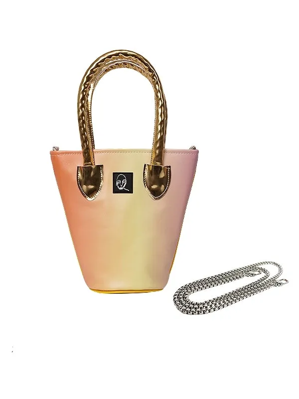 Graffiti Niche Shoulder Bucket Bag
