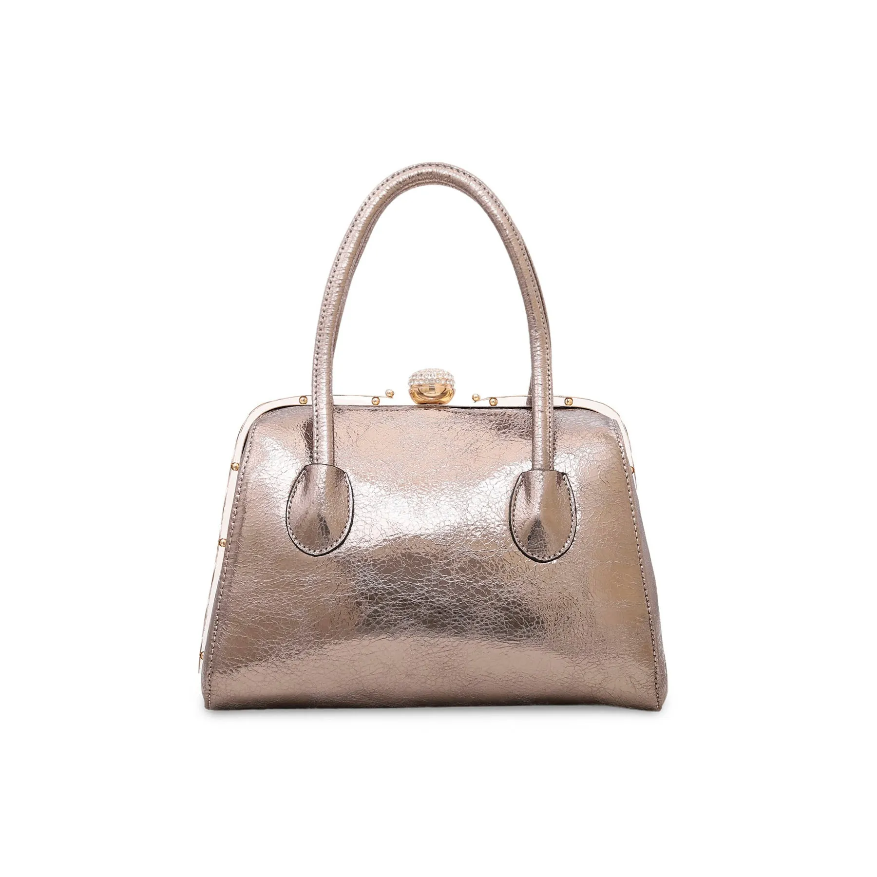 Grey Fancy Hand Bag P35831