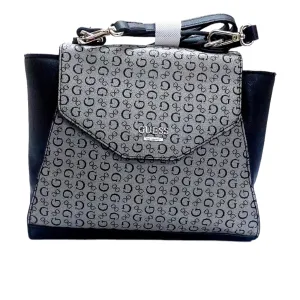 Guess  WOMEN BAG Bolsa Monogram Cinza BLACK