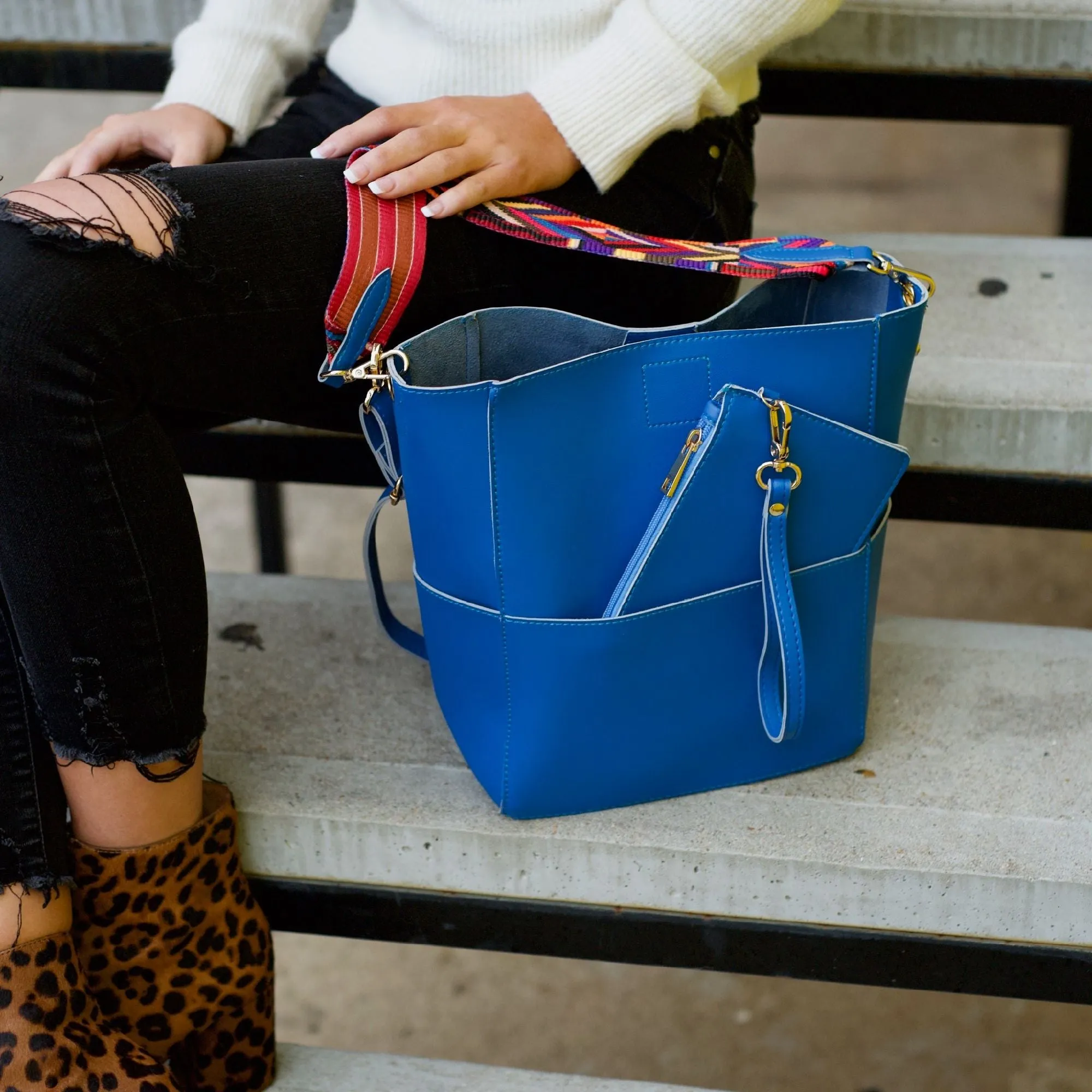 Handbag & Matching Wristlet