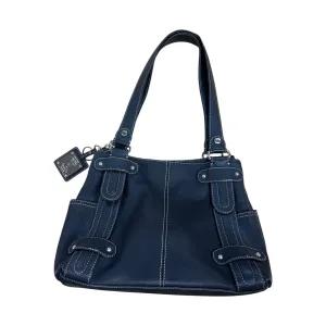 Handbag Leather By Tignanello  Purses In Black, Size:Medium