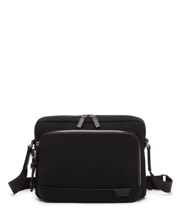 Harrison Leo Crossbody - Black