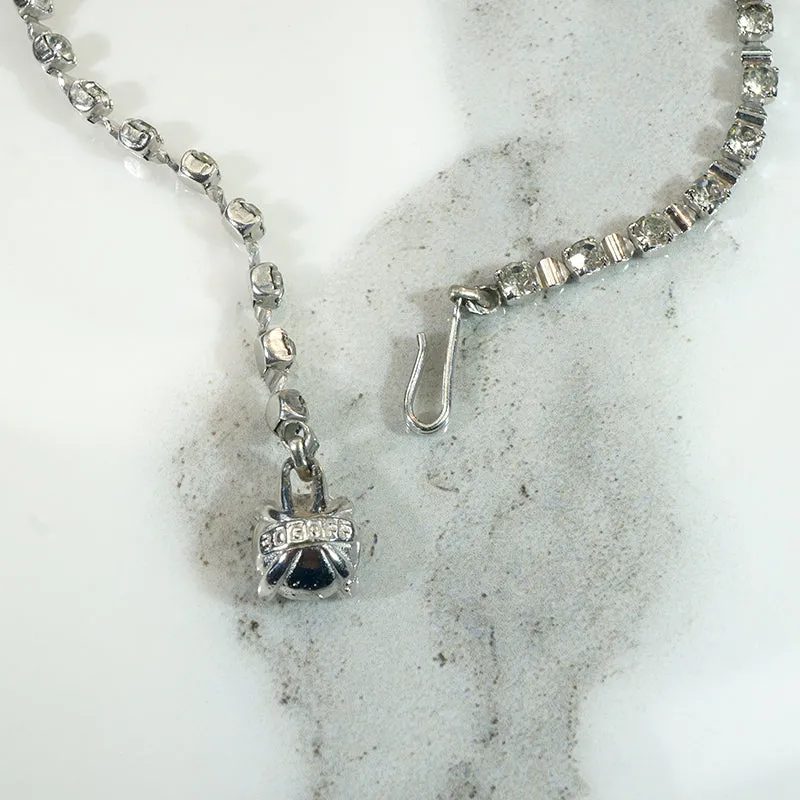 High Quality Rhinestone Necklace by Bogoff