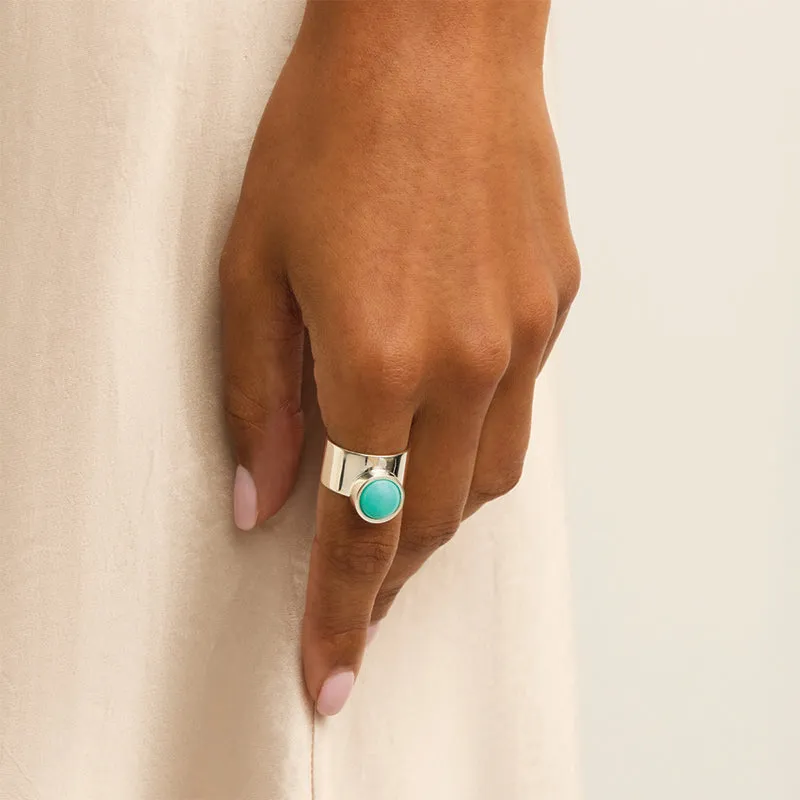 HUSK TURQUOISE RING