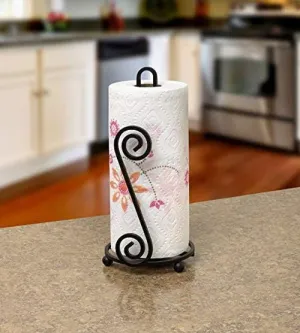 Iron tissue\Napkin Holder | Black  5" x 5" x 10 Inches