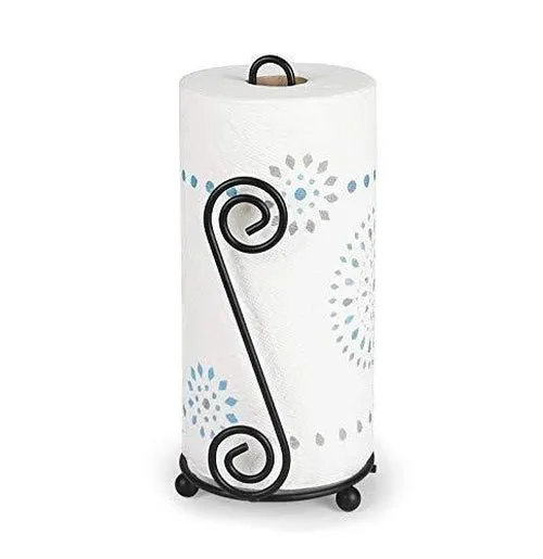 Iron tissue\Napkin Holder | Black  5" x 5" x 10 Inches