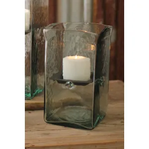 Kalalou - SQUARE CANDLE HURRICANE - SMALL - CV2213