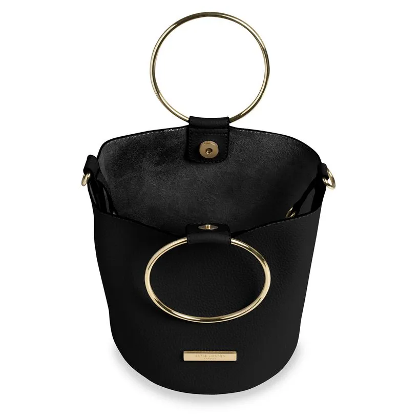 Katie Loxton Suki Mini Bucket Bag in Black