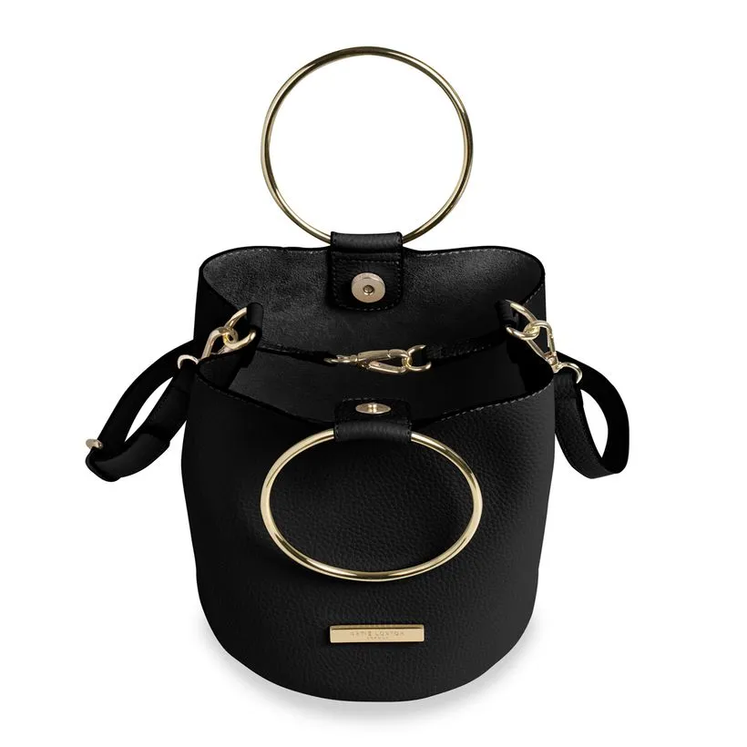 Katie Loxton Suki Mini Bucket Bag in Black