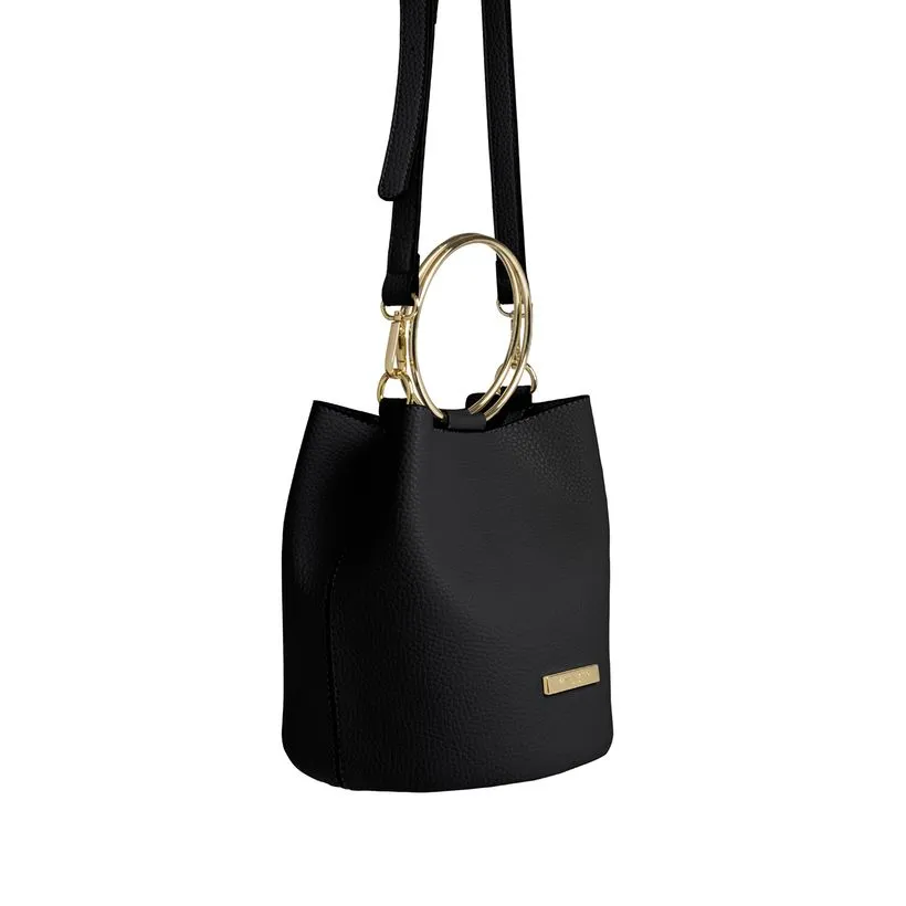 Katie Loxton Suki Mini Bucket Bag in Black