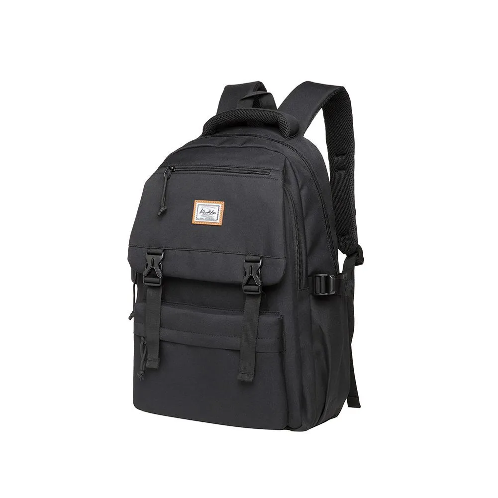 KAUKKO Backpack for School,  KS23 ( Black / 18.4L )