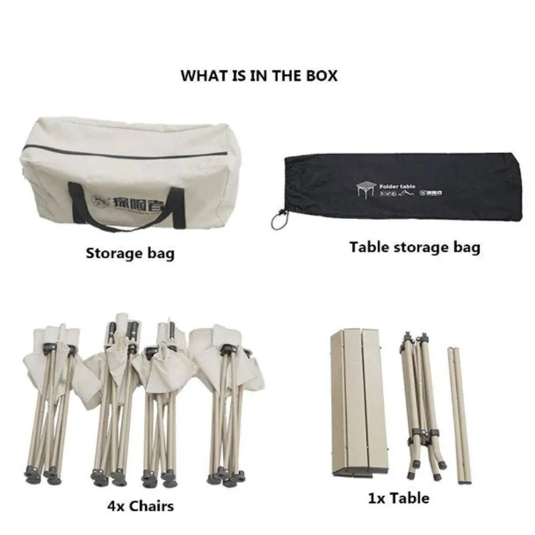 Kids Portable Mini Camping Chairs and Table Set DT-14