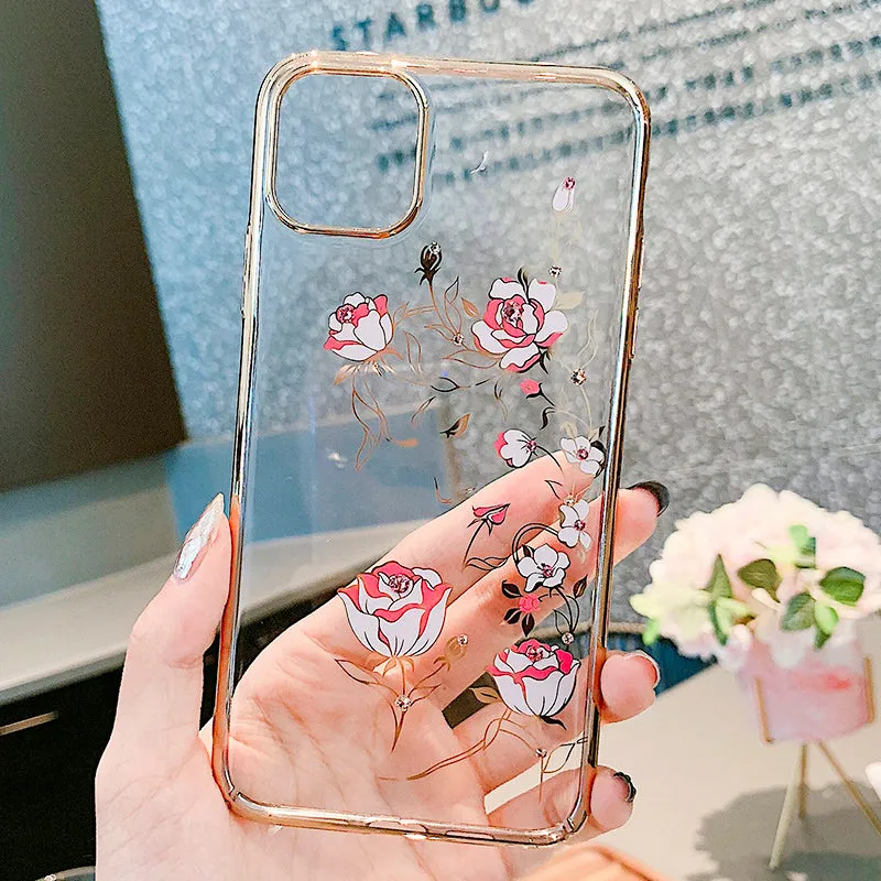 KINGXBAR Swarovski Crystal Clear Hard PC Case Cover for Apple iPhone 11 Pro Max/11 Pro/11