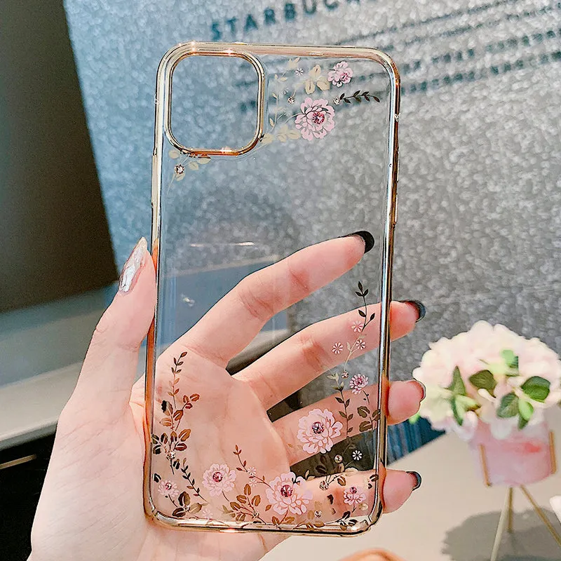 KINGXBAR Swarovski Crystal Clear Hard PC Case Cover for Apple iPhone 11 Pro Max/11 Pro/11