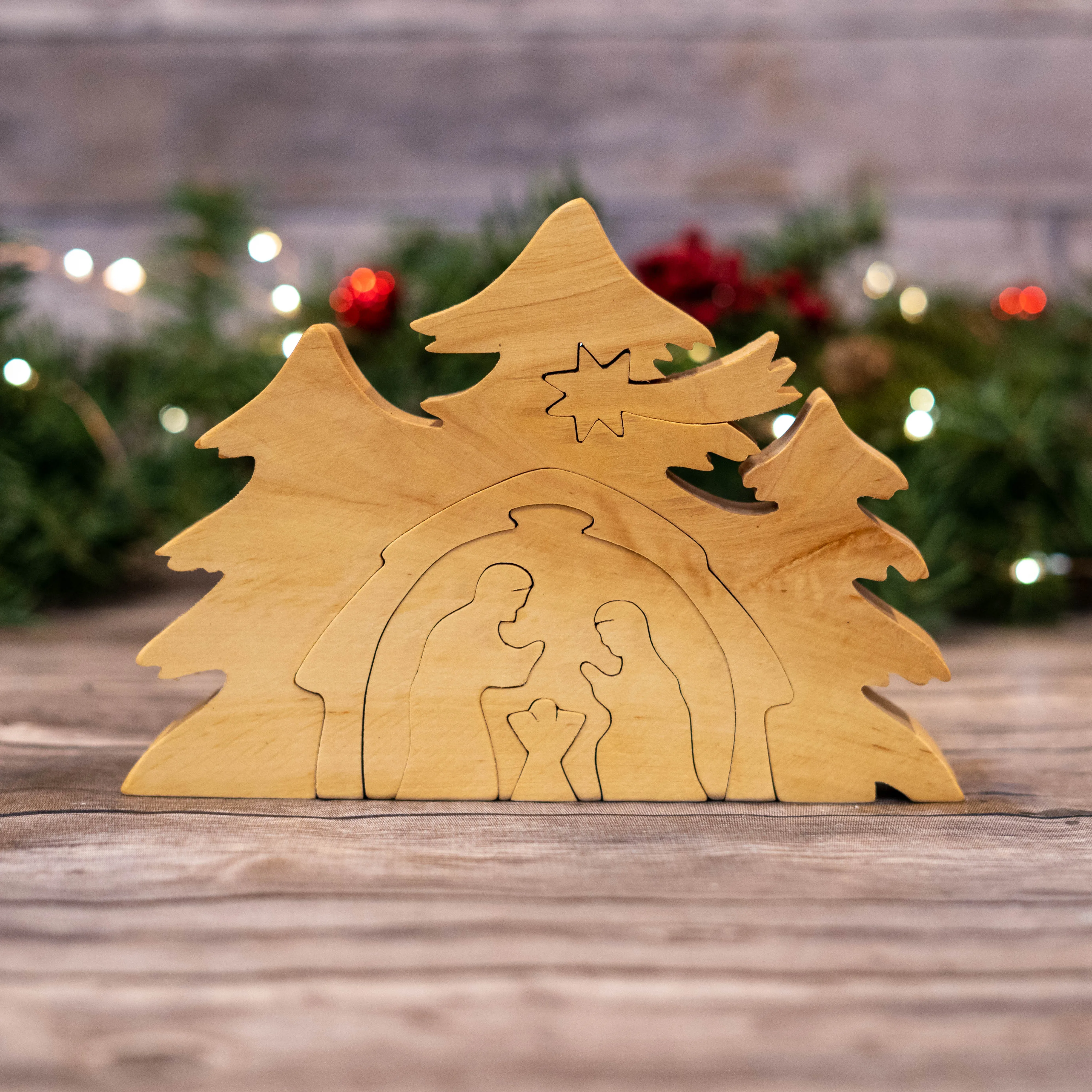 Large Pull Out Puzzle Nativity Scene