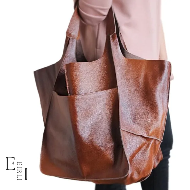 Large Tote Bags, Brown