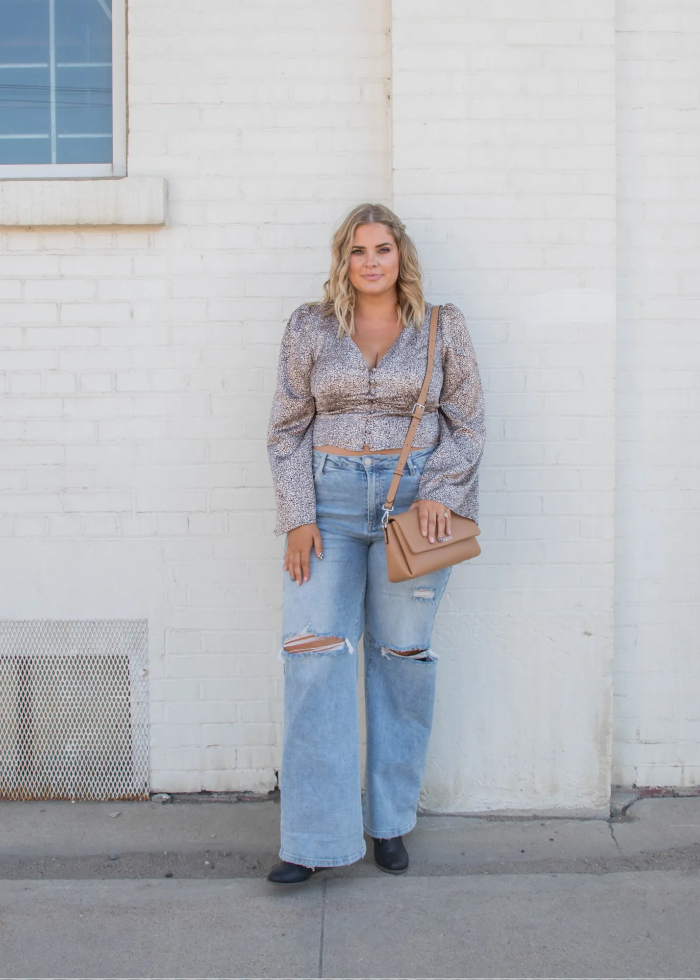 Leopard Swirl Top
