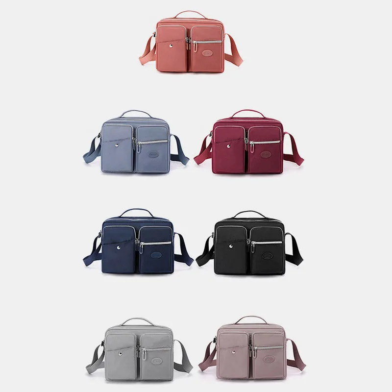 Lightweight Handbag Crossbody Purse Multi Pocket Travel Work Shoulder Messenger Bag