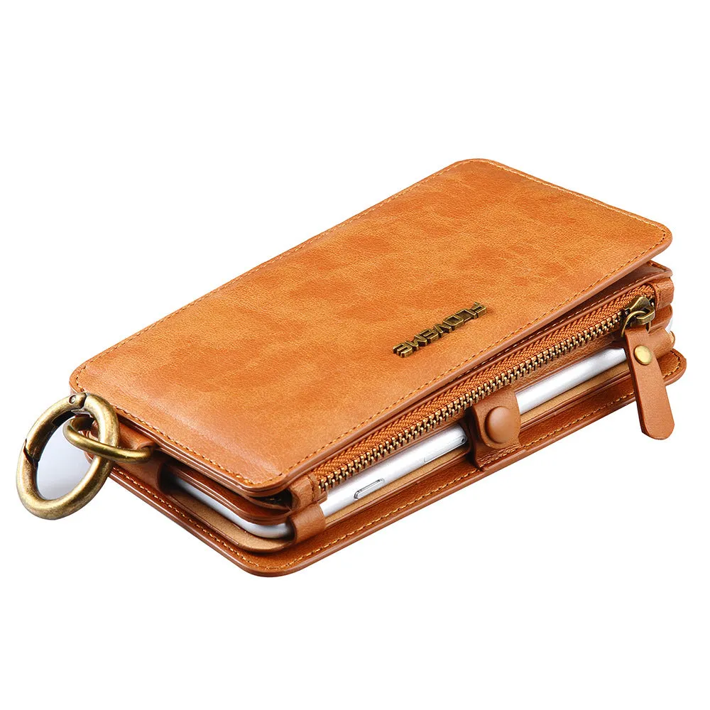 Luxury PU Leather Case For 8 Plus X XR XS Max 11 Flip Stand Wallet Cases For  8 7 Plus 6s SE Pouch Capinhas