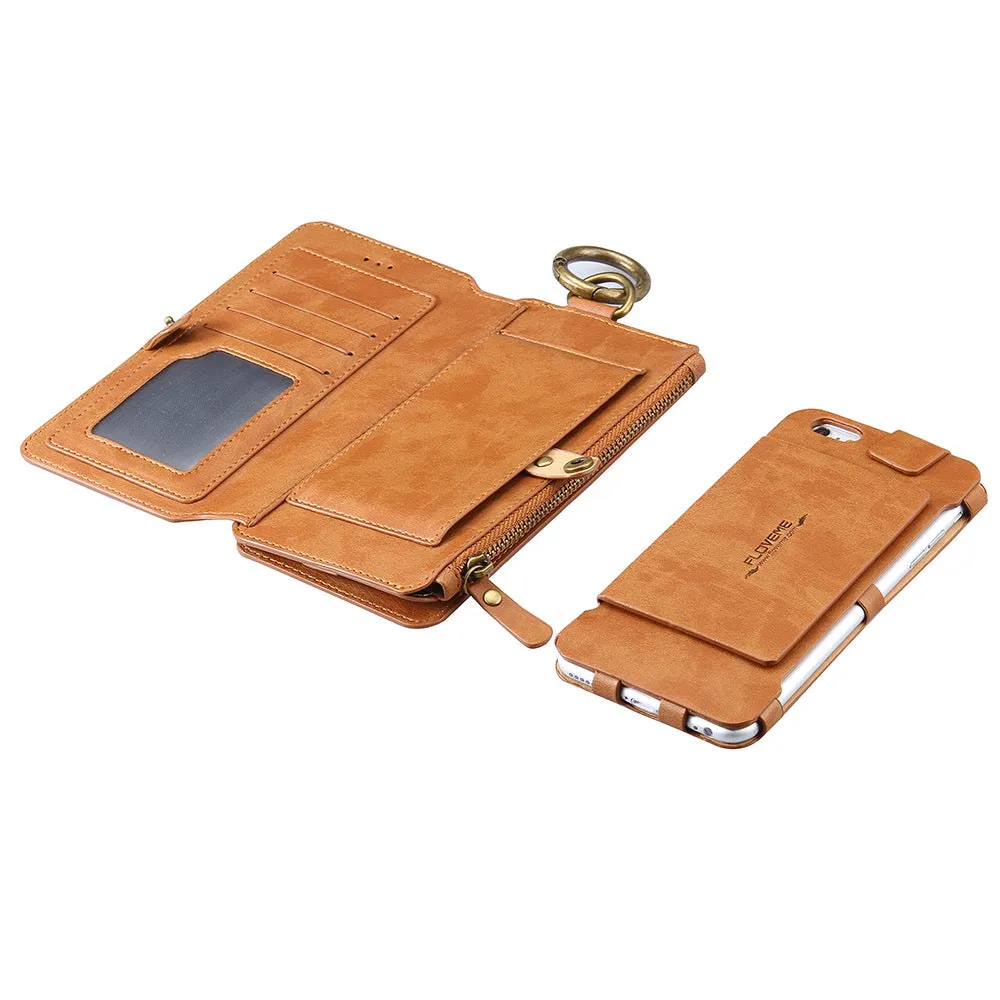 Luxury PU Leather Case For 8 Plus X XR XS Max 11 Flip Stand Wallet Cases For  8 7 Plus 6s SE Pouch Capinhas