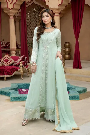 Manahils - Jal Pari RTW Collection - Kurti-B-005-Aqua