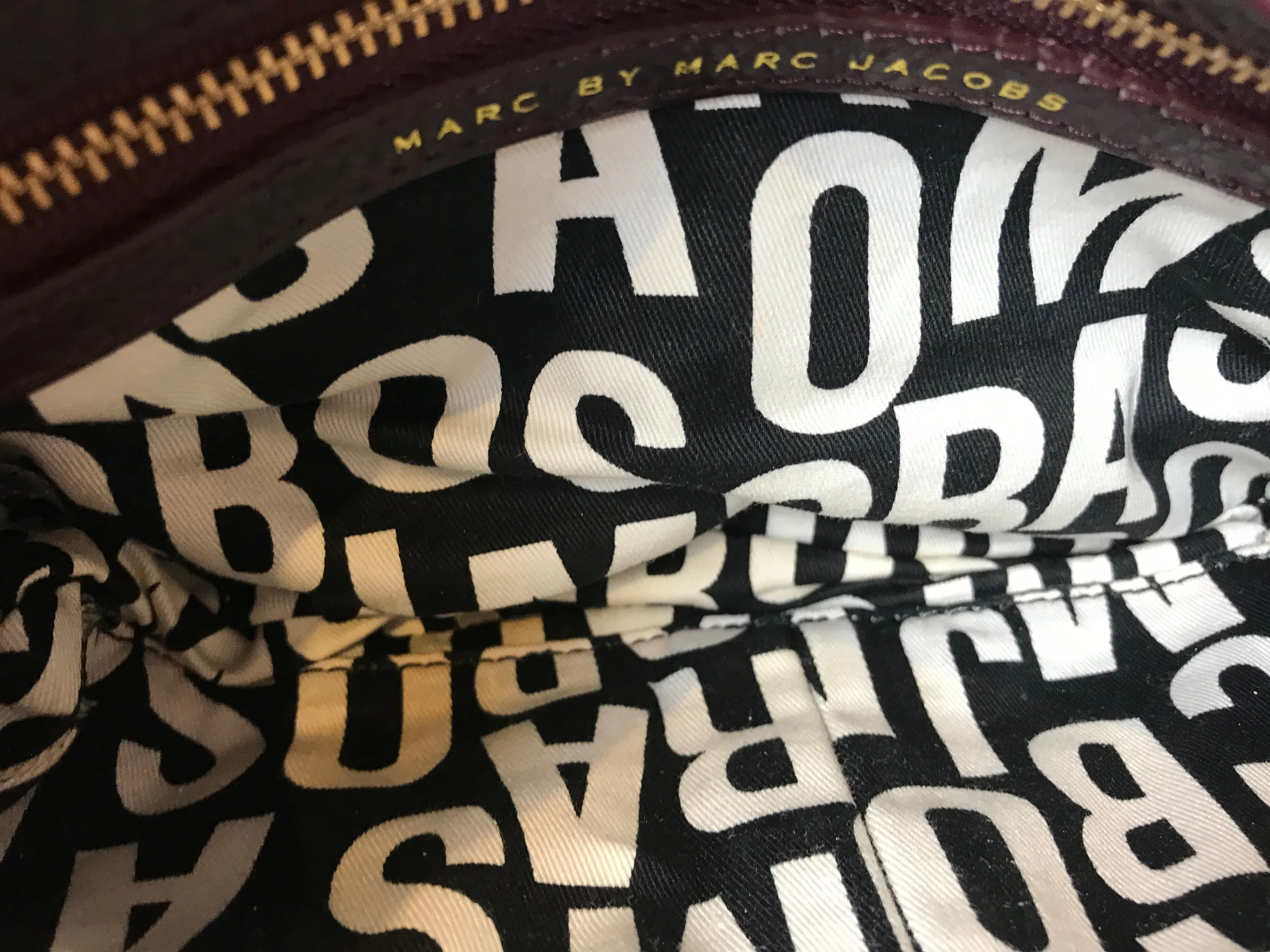 Marc by Marc Jacobs Burgundy Leather Crossbody - As Seen on Instagram 17/01/21