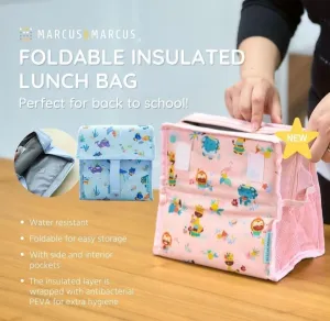 Marcus & Marcus Foldable Insulated Lunch Bag