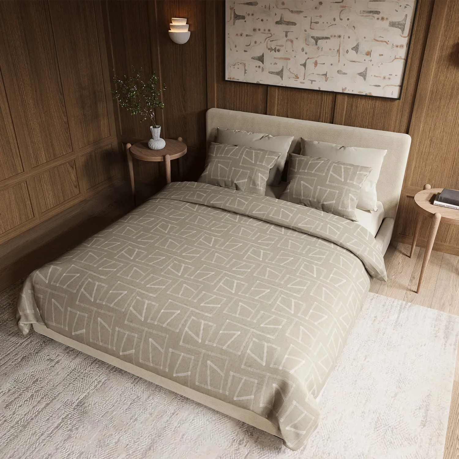 Mareé Embroidered 3-piece Duvet Set