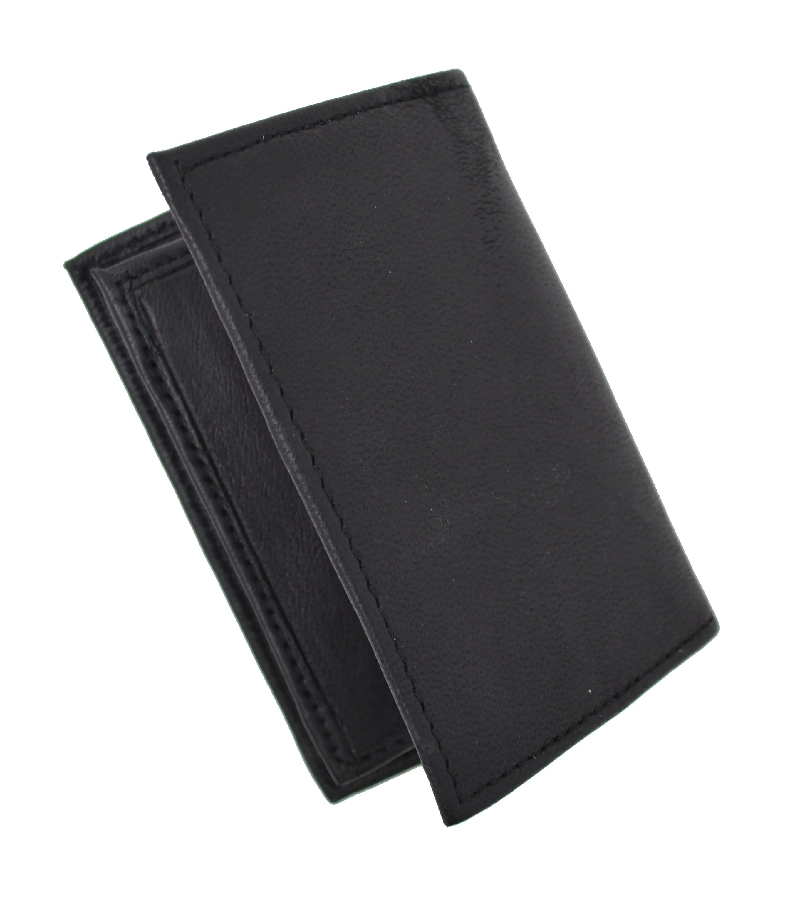 Men's RFID Blocking Soft Premium Leather Center Flap Credit Card ID Holder Bifold Wallet RFIDP155