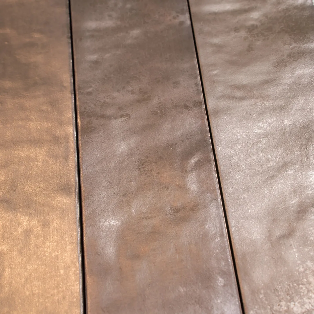 Molten Bronze Brick Ceramic Subway Tile