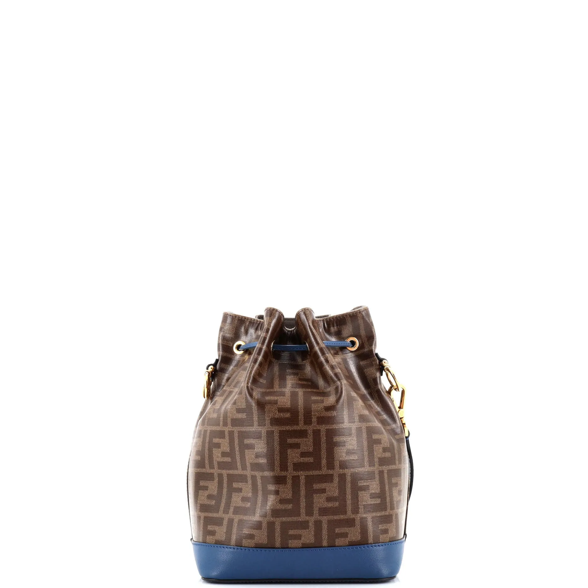 Mon Tresor Bucket Bag Zucca Coated Canvas Small