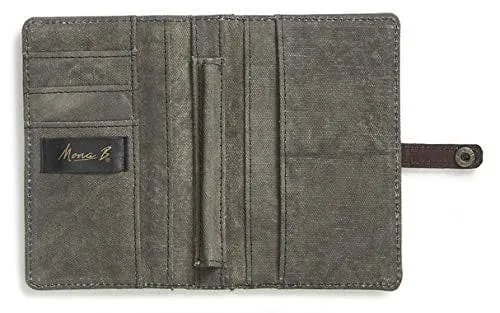 Mona B - Pack of Travel Passport Holder Credit Card Wallet Case and Luggage Tag (2 Items) (Trip Regrets Passport Wallet and Luggage Tag)