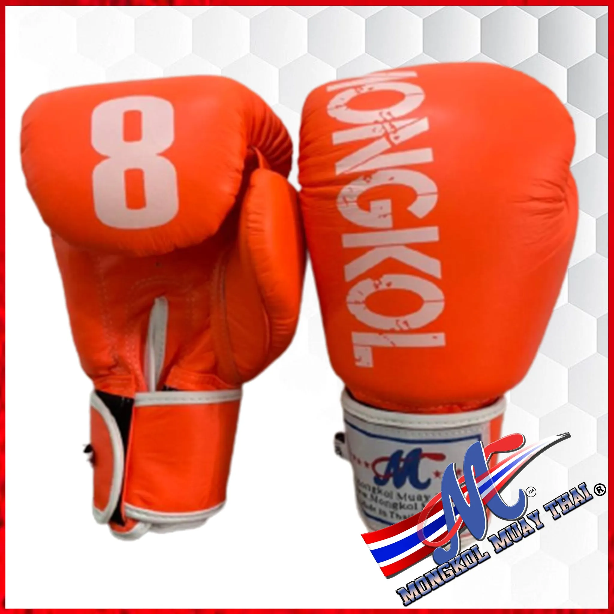 Mongkol Boxing Gloves Orange #8