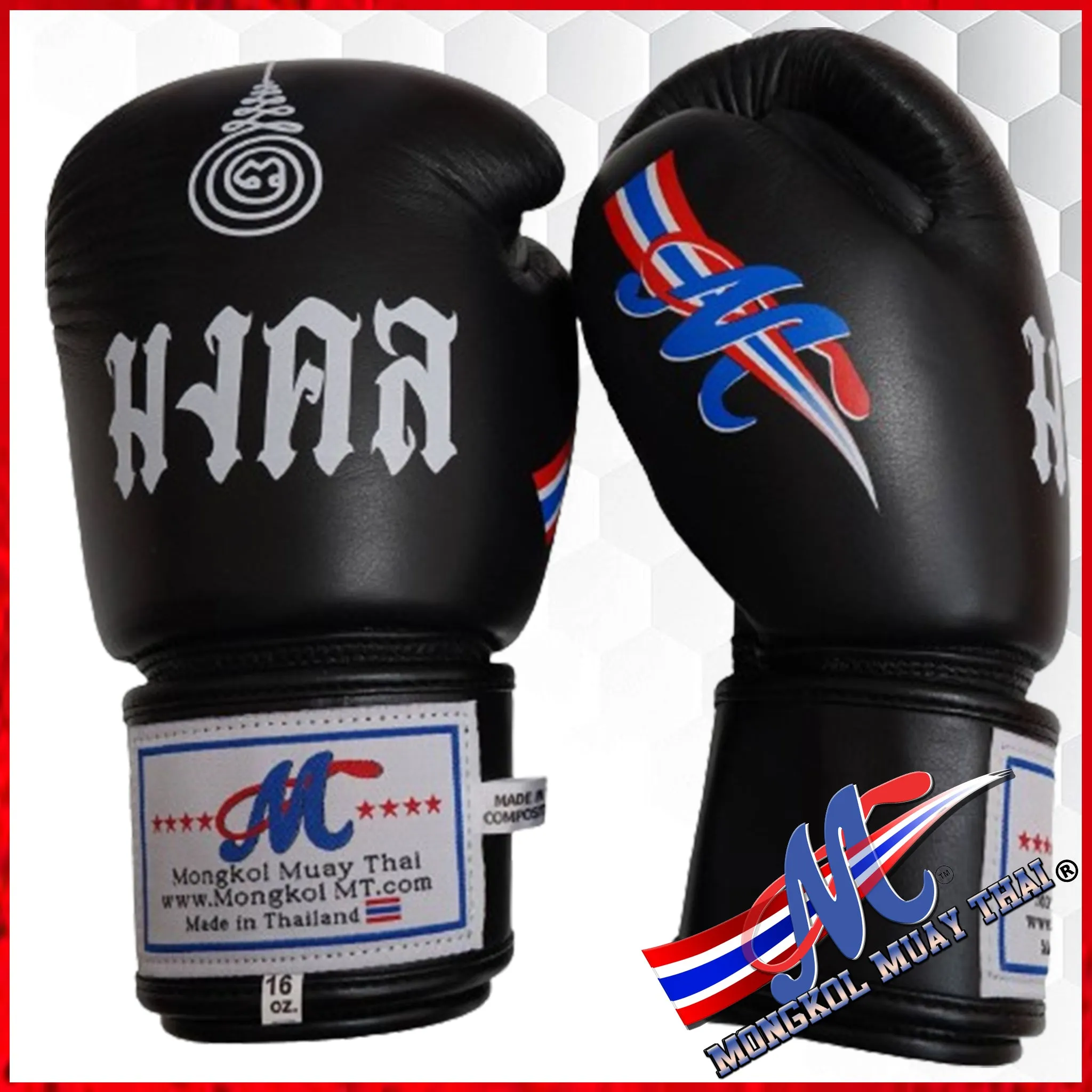 Mongkol boxing gloves sakyan  Black  restocked NOW
