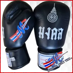 Mongkol boxing gloves sakyan  Black  restocked NOW