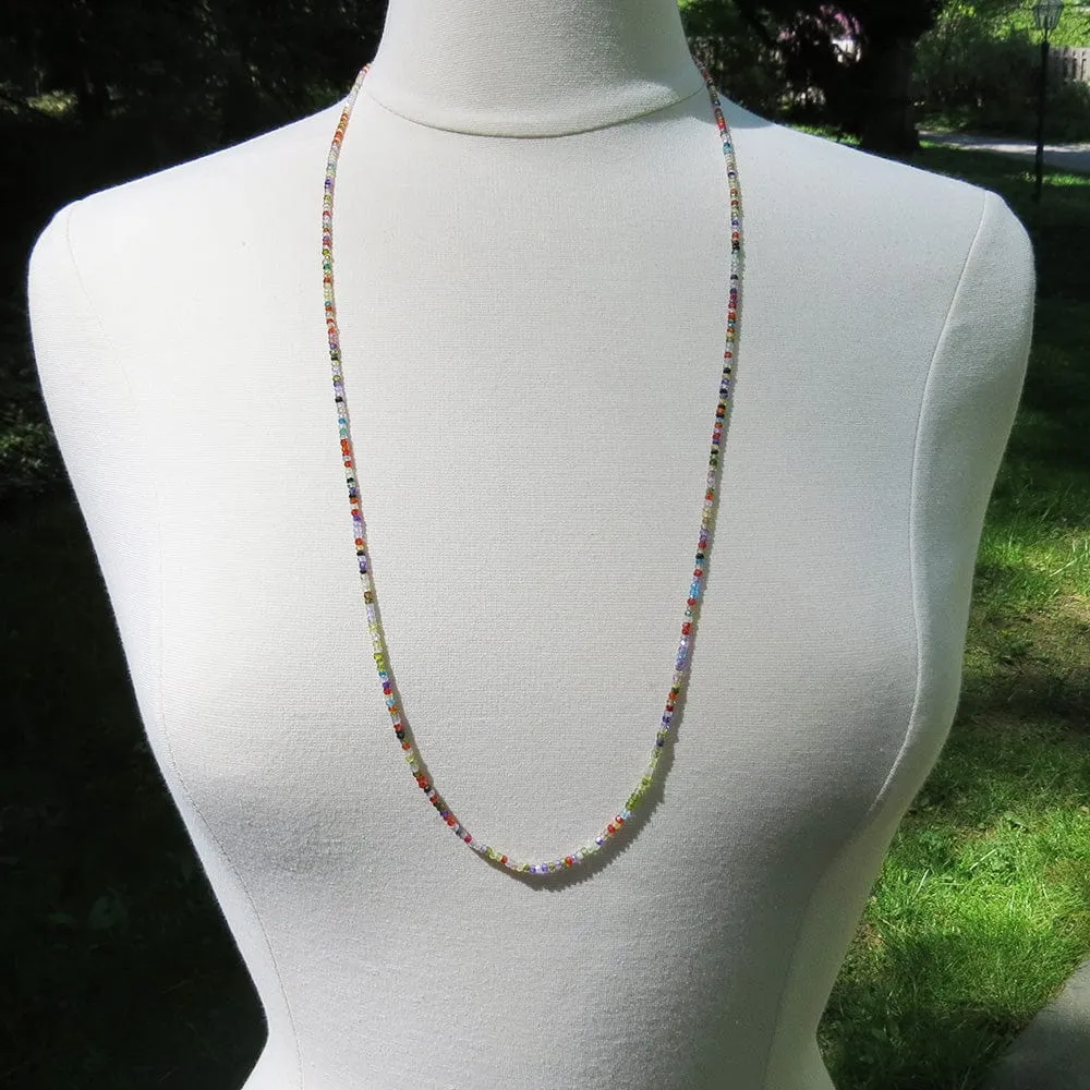 Multi Colored CZ Wrap Bracelet & Necklace