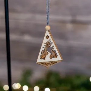Ornament- 3D Pyramid bunnies