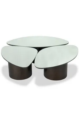 Oval Pedestal Coffee Table Set | Liang & Eimil Mirage