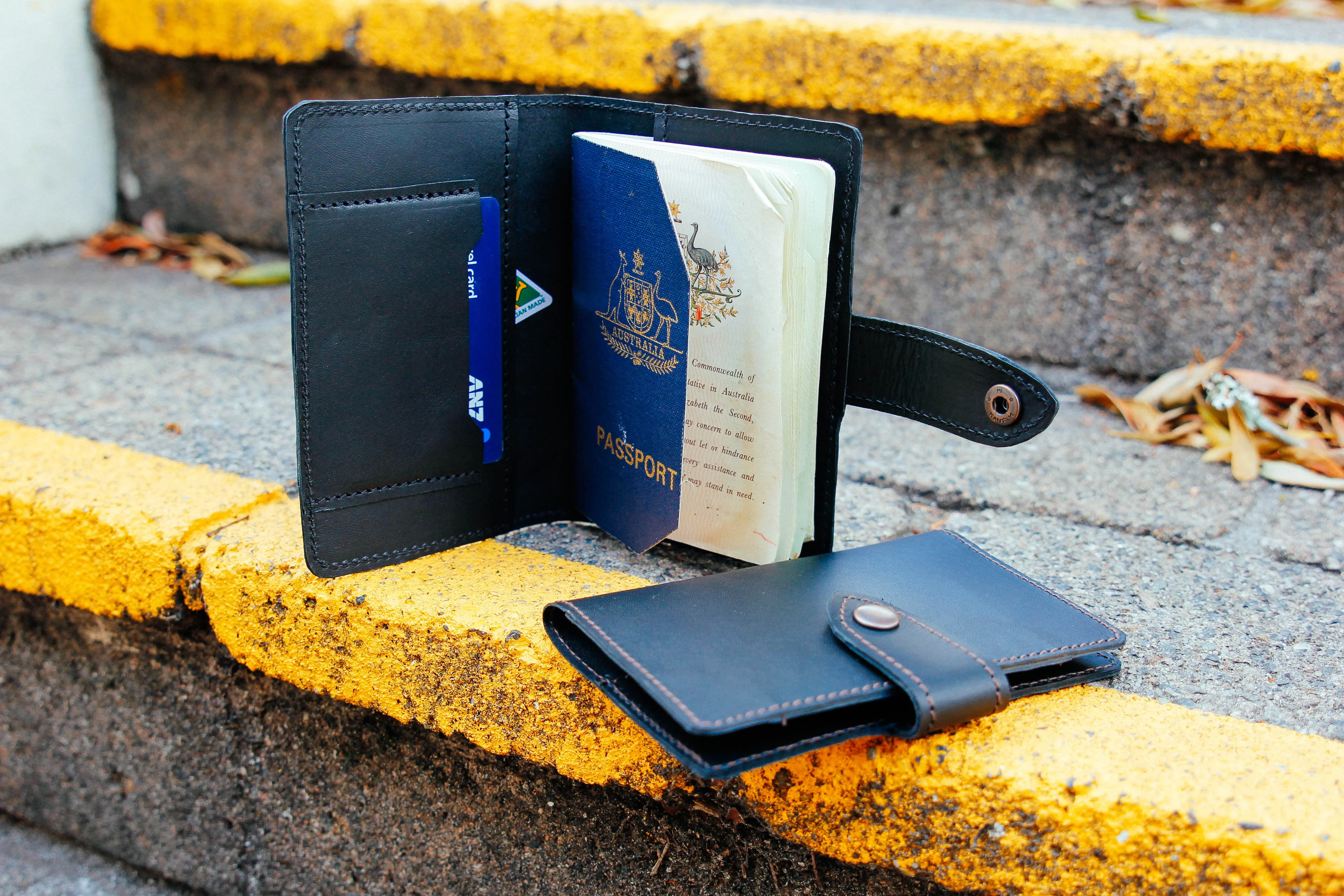 Passport Cover Wallet - Kangaroo