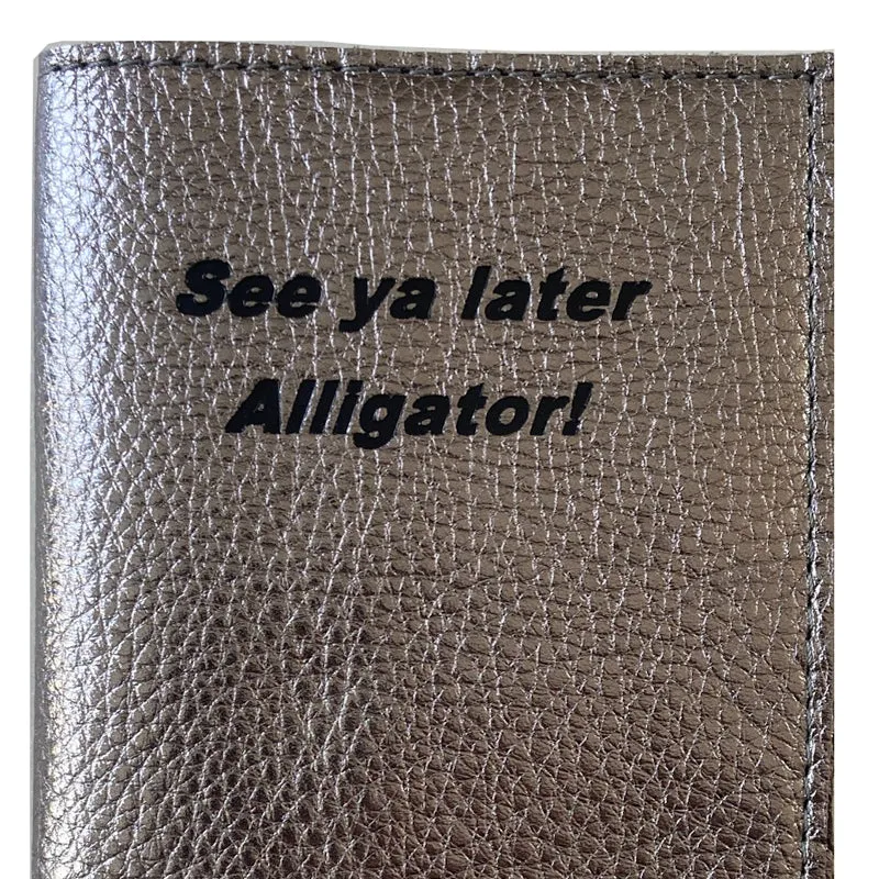 Passport Holder - Gunmetal