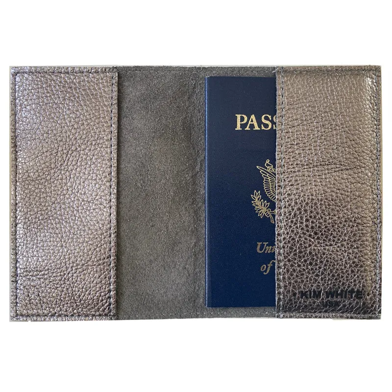 Passport Holder - Gunmetal