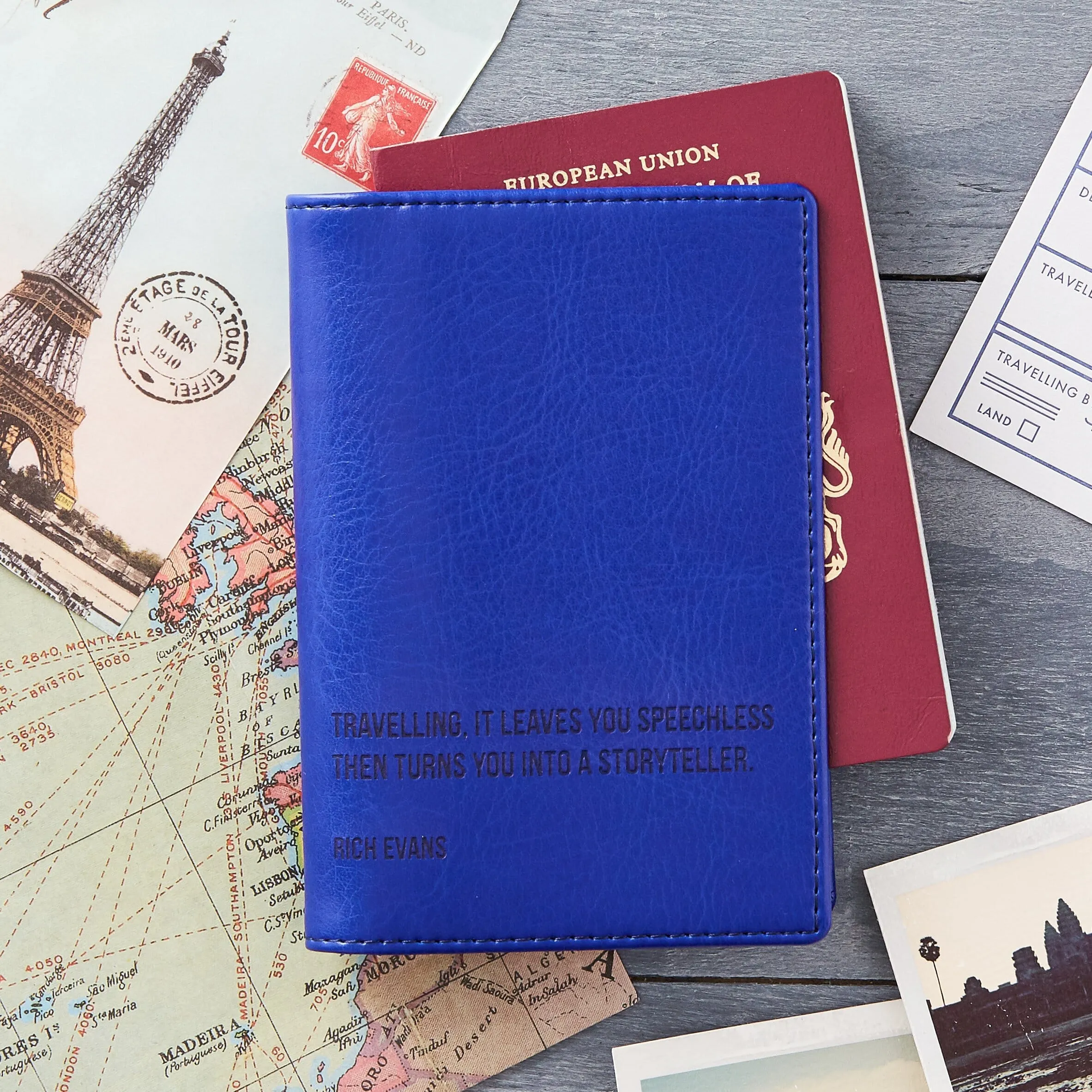 Personalised Travel Quote Passport Cover